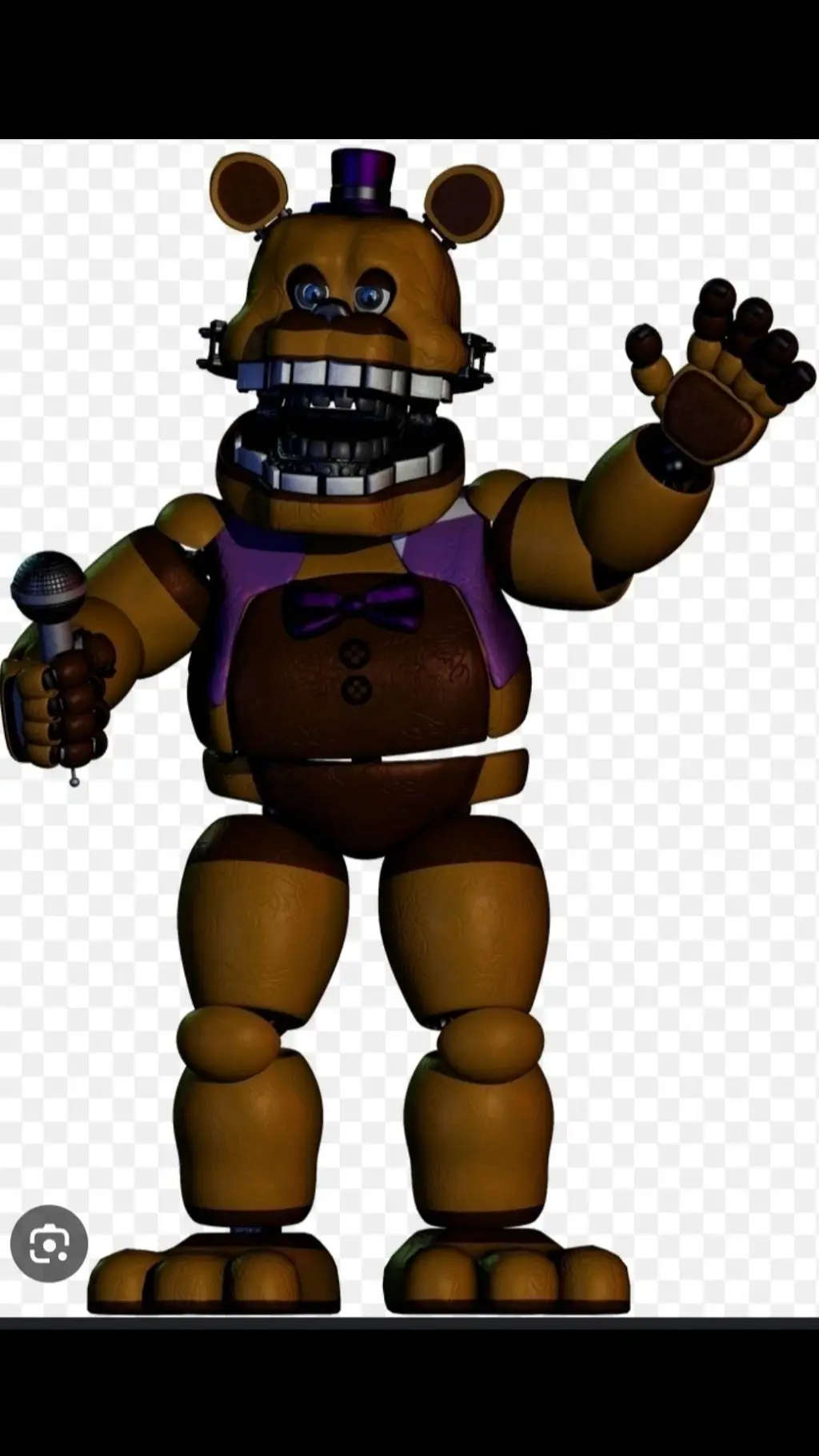 ai character: nights at fredbear background