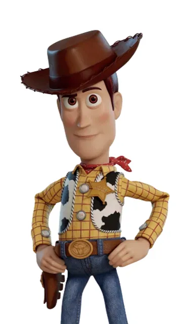 ai character: Woody background