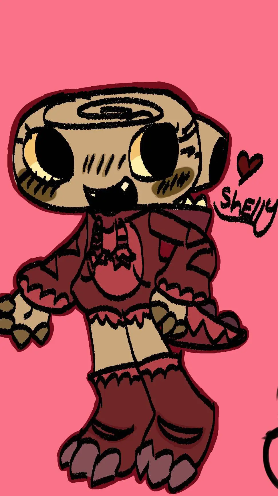 ai character: Dandys world!  background