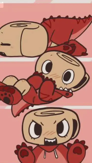 ai character: Dandys world hate  background