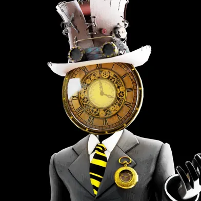 chat with ai character: Chief clock man