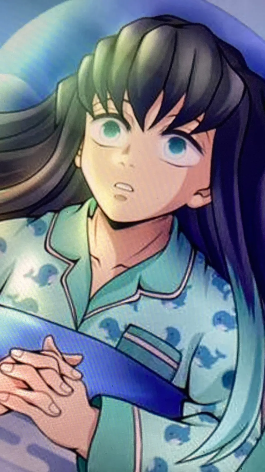 ai character: Muichiro is late   background