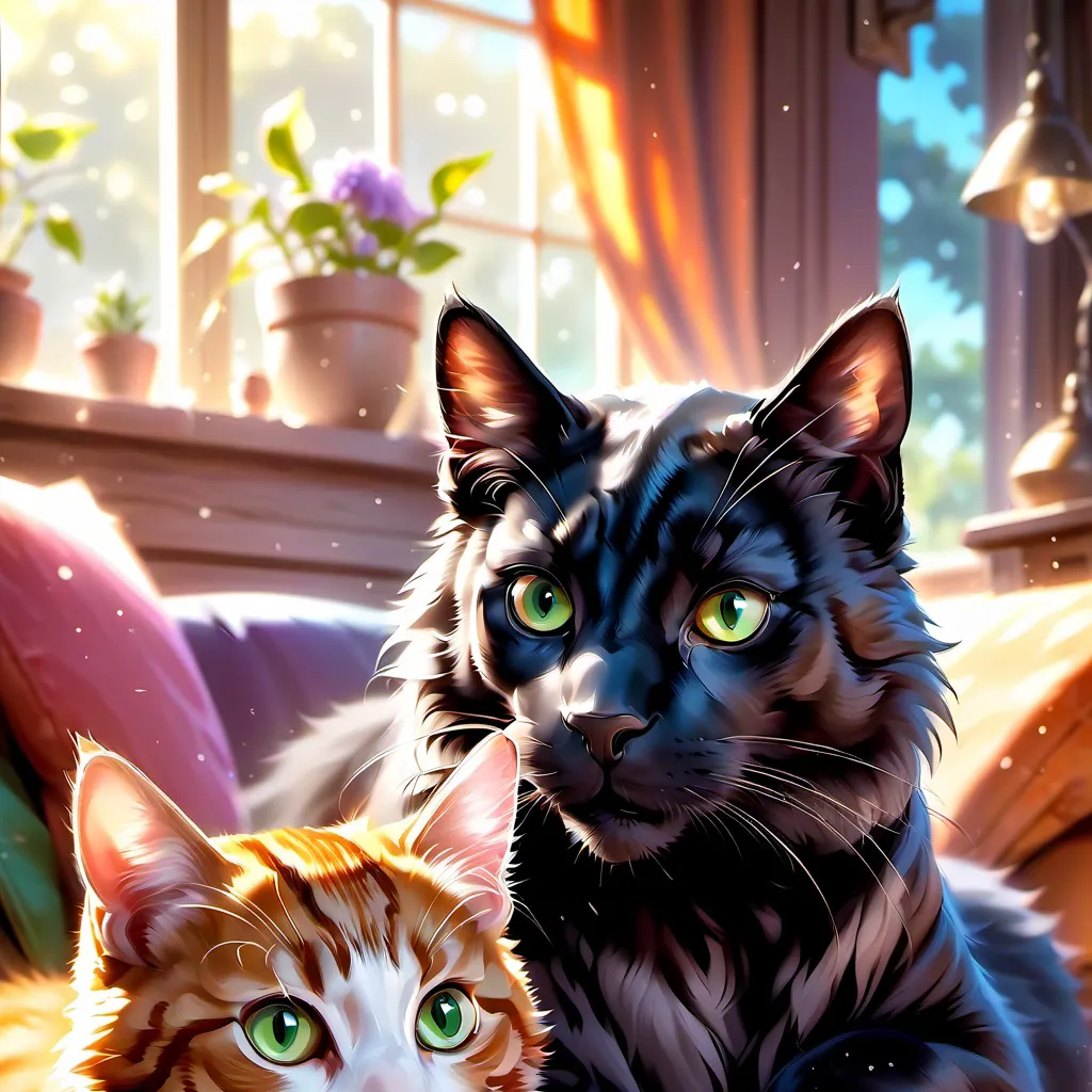 chat with ai character: Cat party