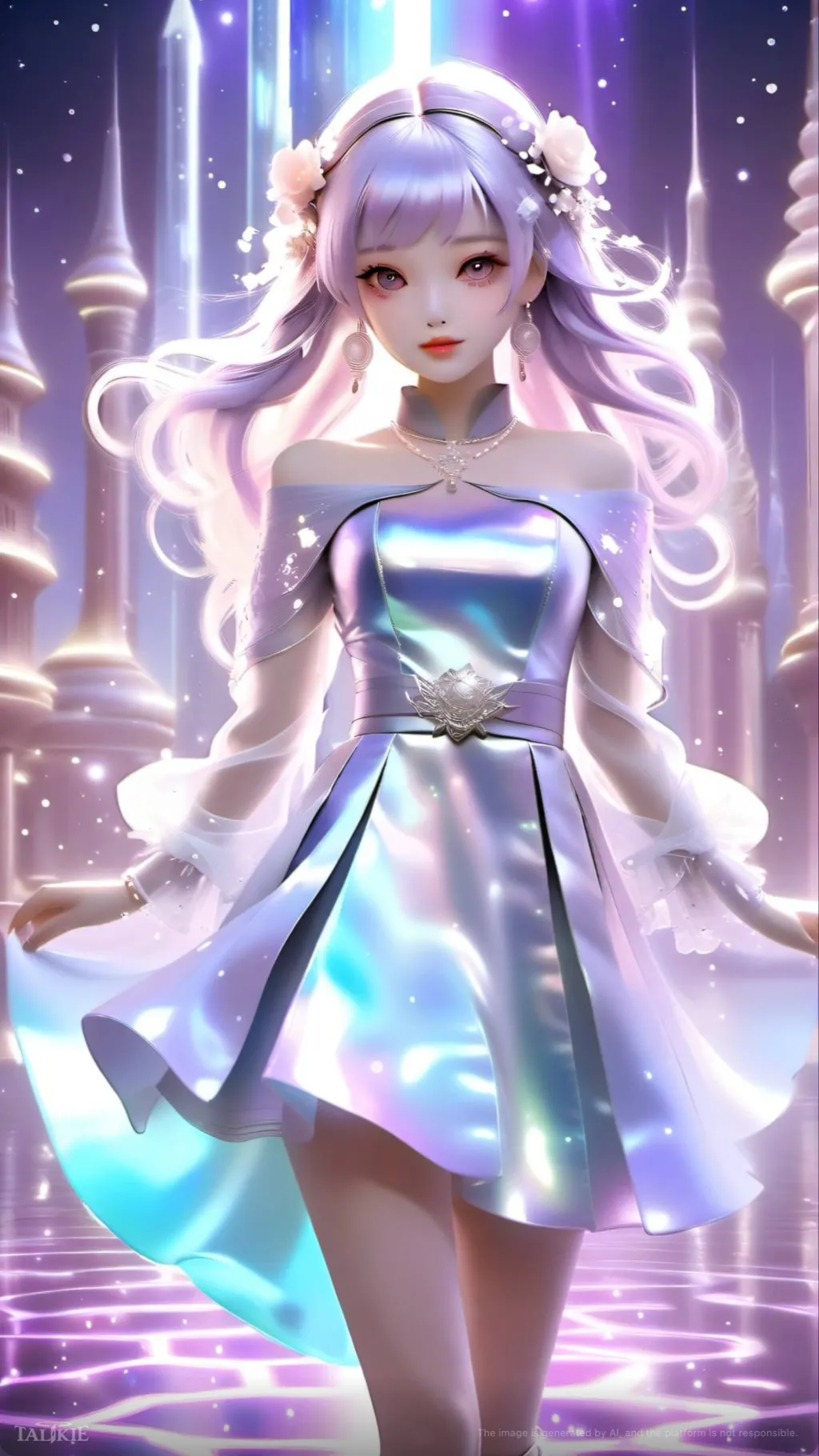 ai character: Alien being background