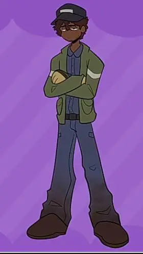 ai character: Arnold  background