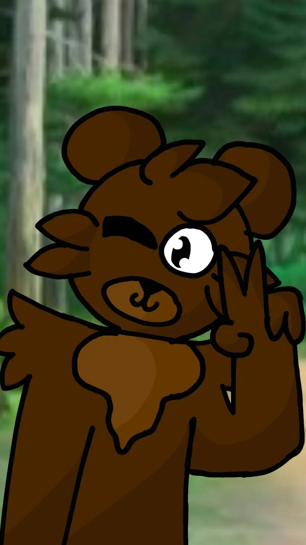 ai character: OSO 🐻🤎 background