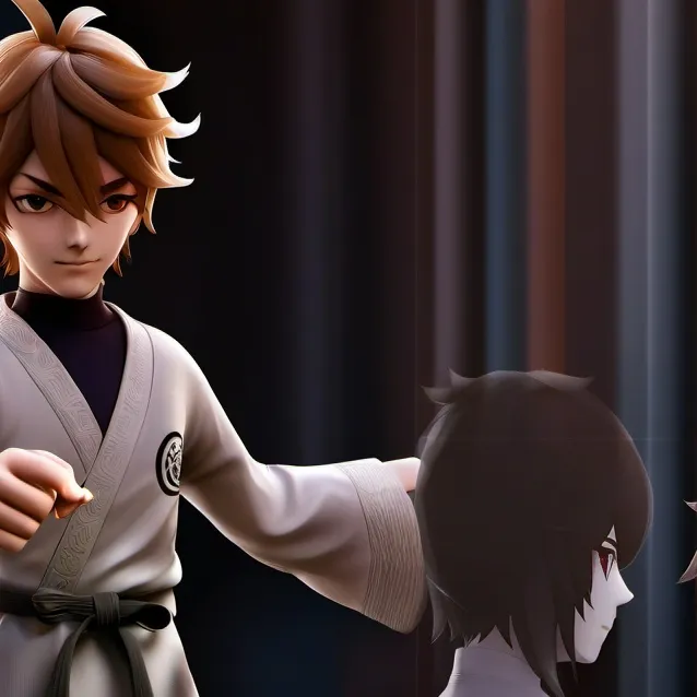 chat with ai character: karate class