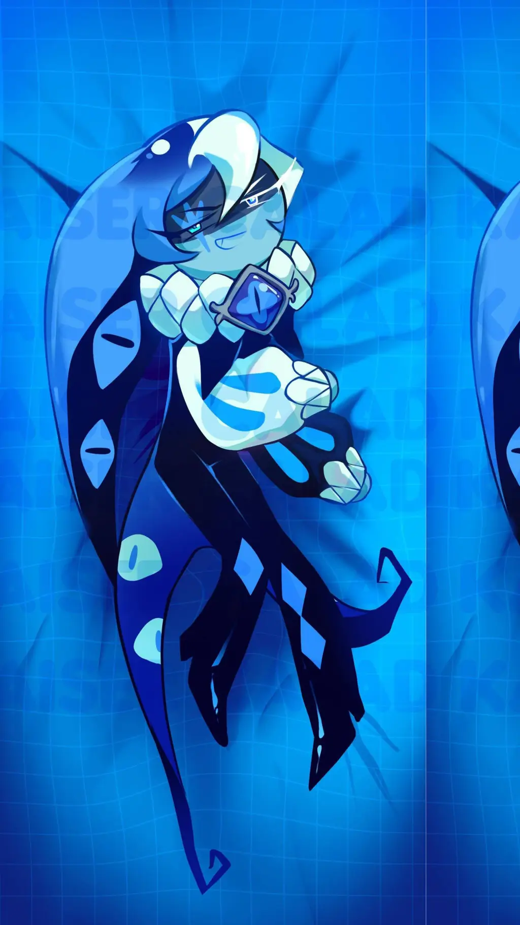 ai character: Shadow milk cookie background