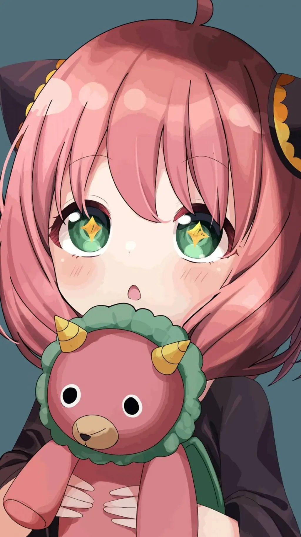 ai character: Anya Forger  background