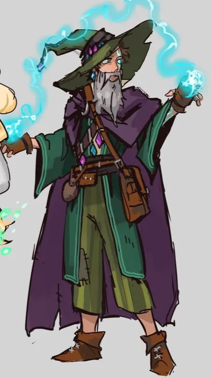 ai character: Mister Wizard background