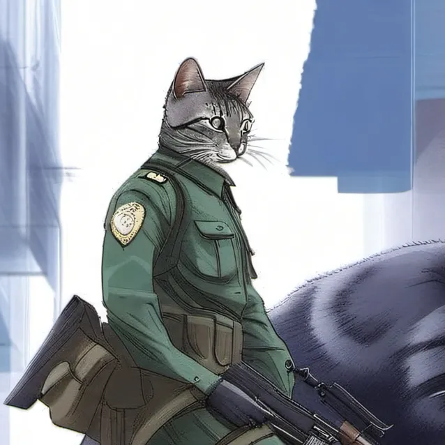 chat with ai character: gato soldado 🐱😺