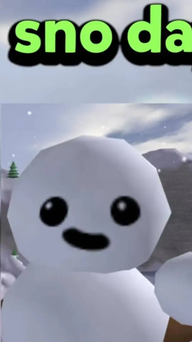 ai character: sno day background