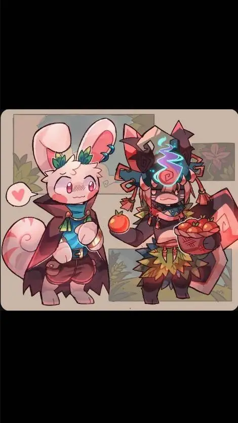 ai character: Nutt y Chibi background