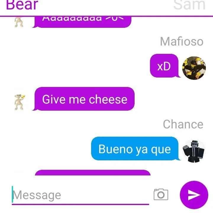 chat with ai character: conversación 