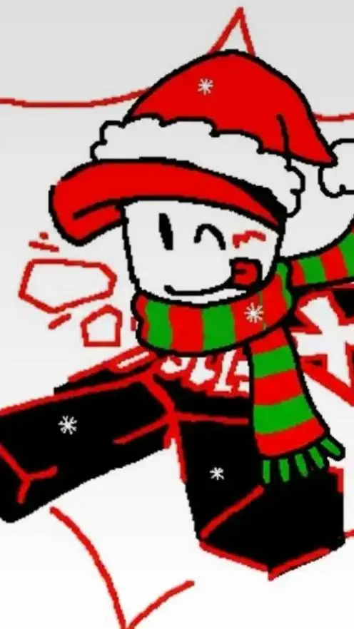 ai character: ☆forsaken navidad background