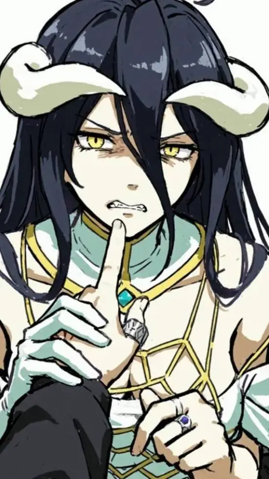 ai character: Albedo background