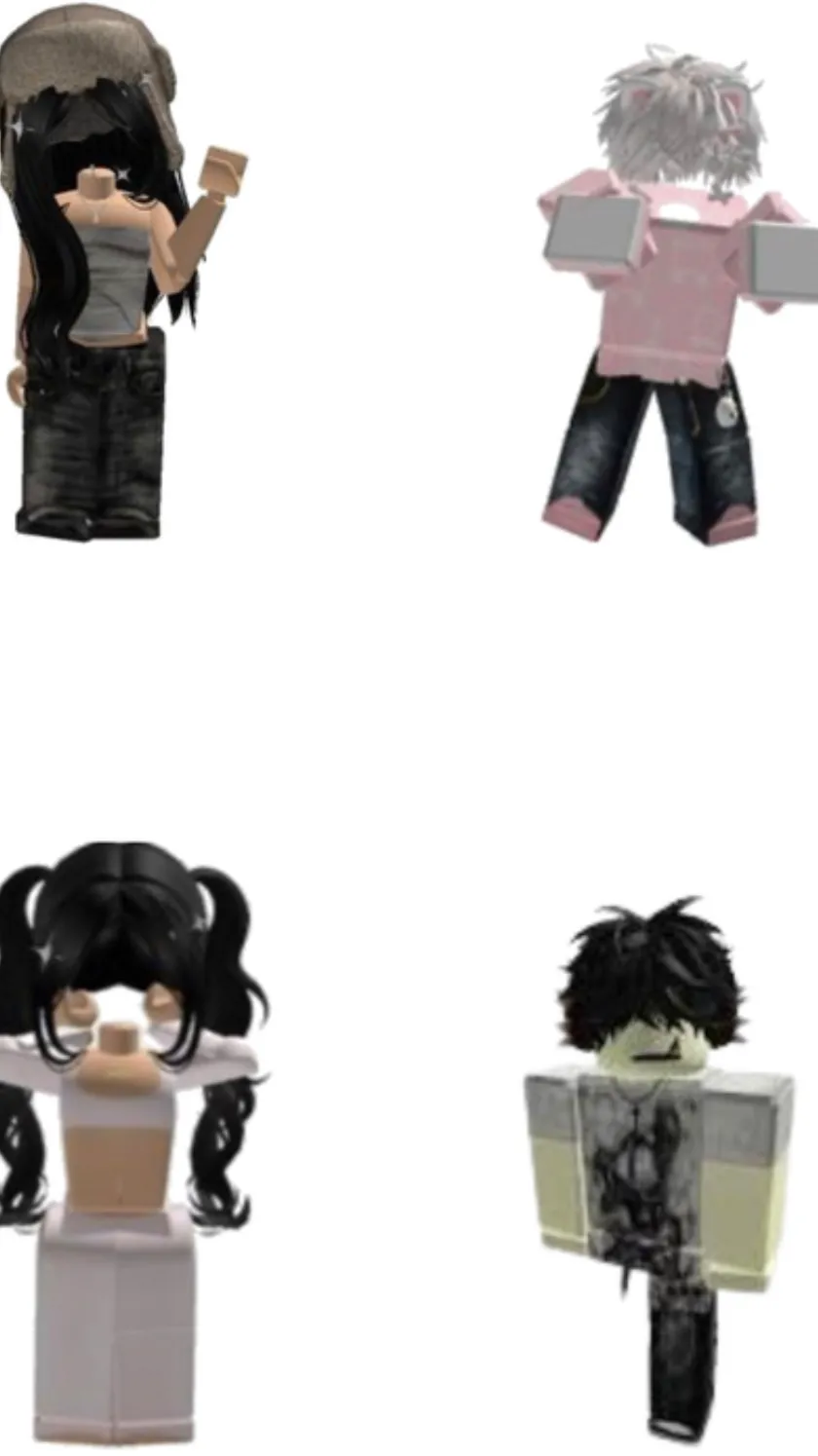 ai character: Roblox group chat  background