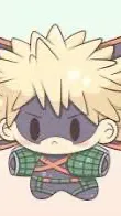 ai character: Chibi bakugo  background