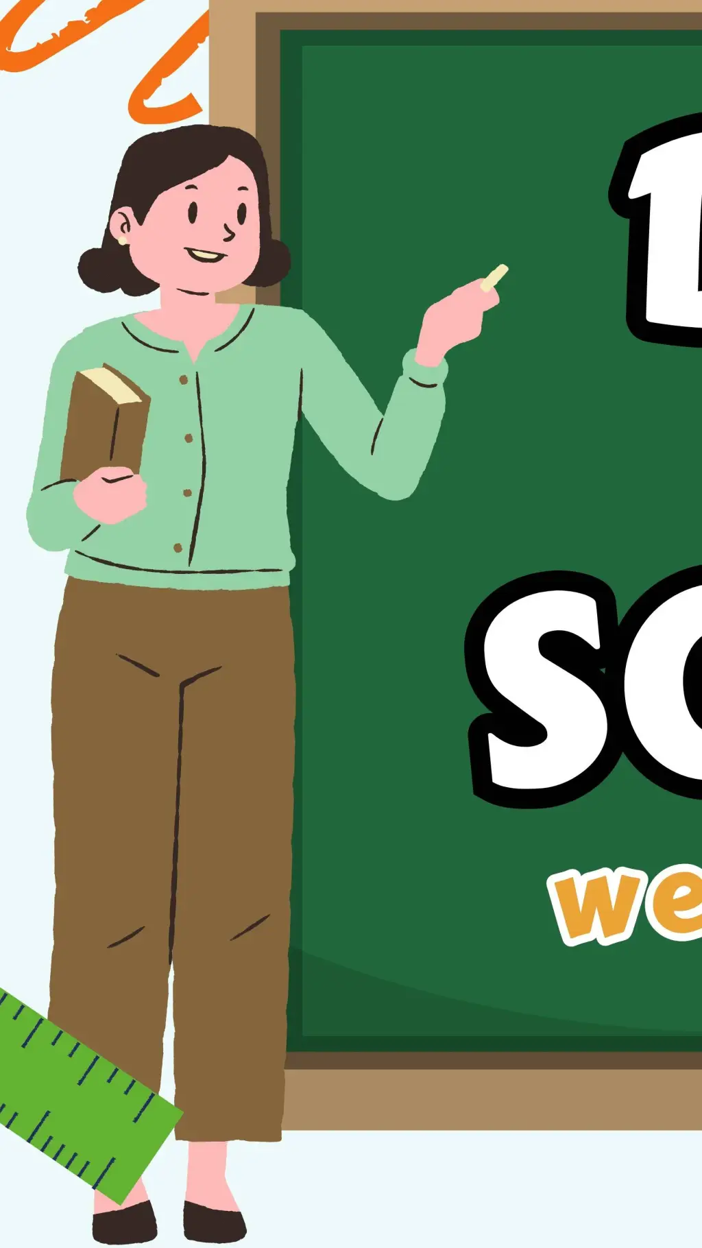 ai character: back to school sig background