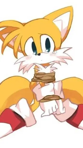 ai character:  cute tails  background