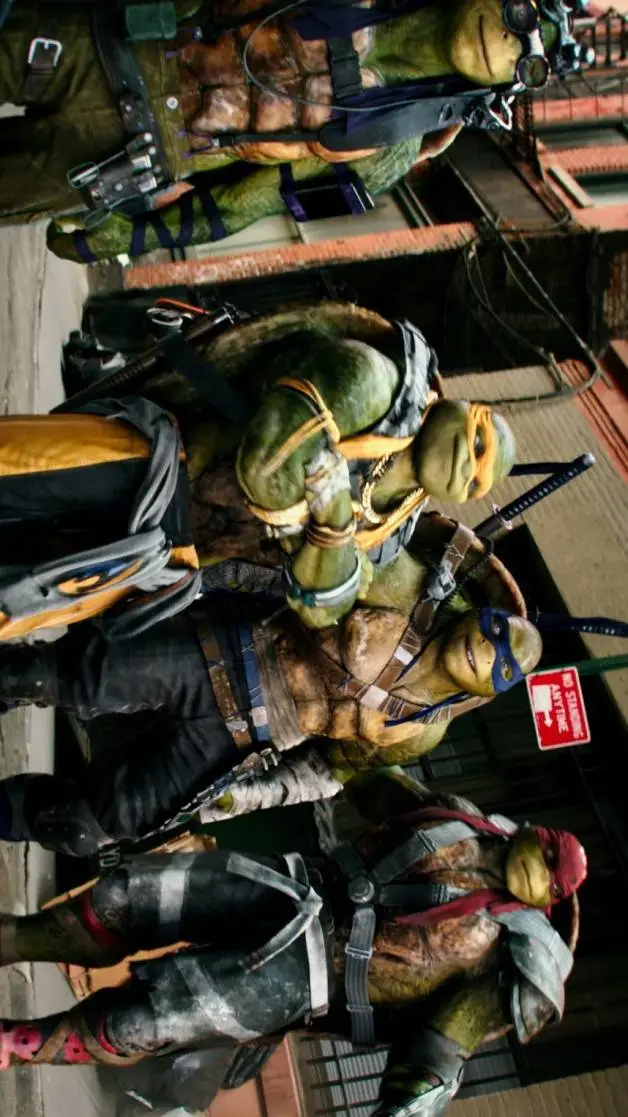 ai character: TMNT background