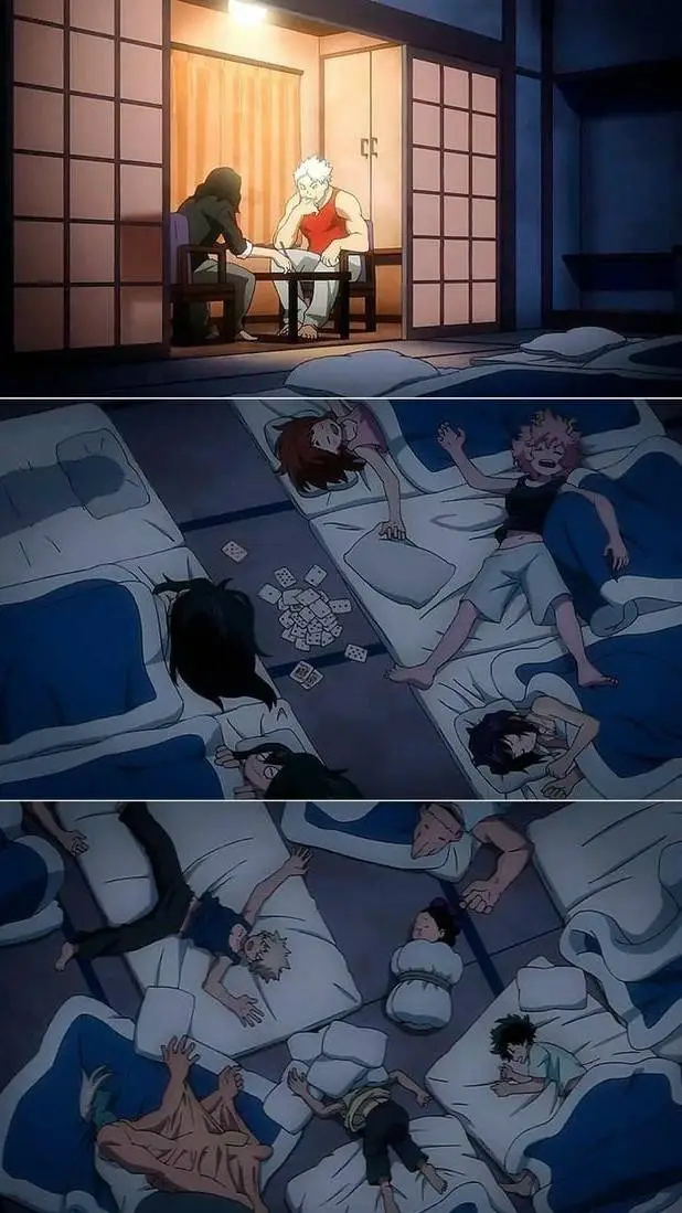 ai character: MHA SLEEPOVER :3 background