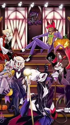 ai character: 🎃Hazbin Hotel🍂 background