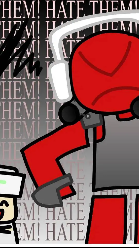 ai character: KILLDROID (ANGRY) background