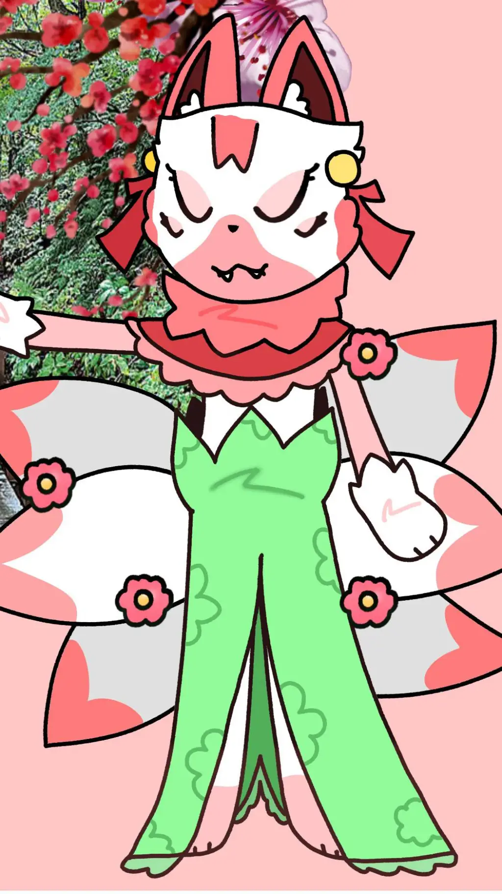 ai character: KITՏᑌᑎᗴ [ ✦ ] background