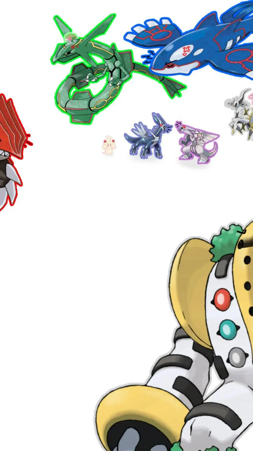 ai character: Legendary pokemon! background