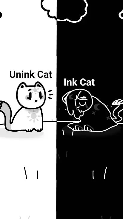 ai character: SIDE TYPE OF CAT background