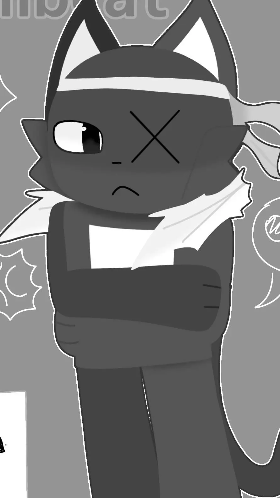 ai character:  `` BombCat. ッ🧨 " background