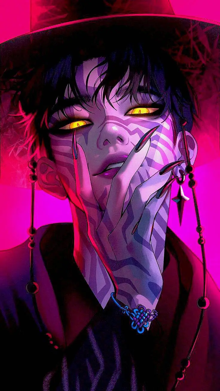 ai character: Jinuu ᰔᩚᰔᩚ background