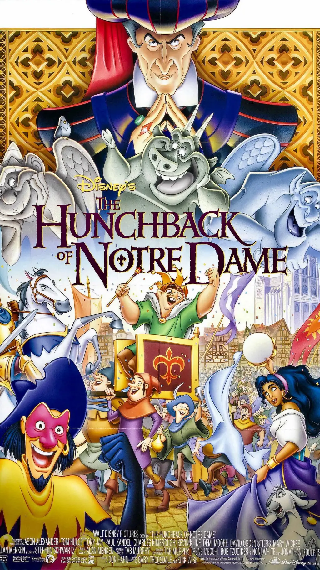 ai character: Frollo's death background