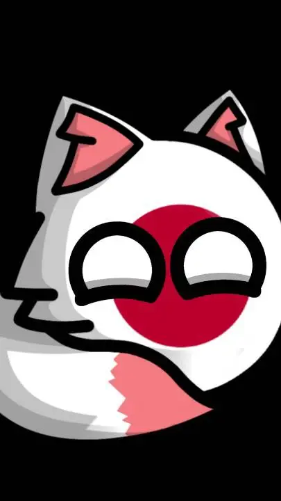 ai character: Japan countryball background