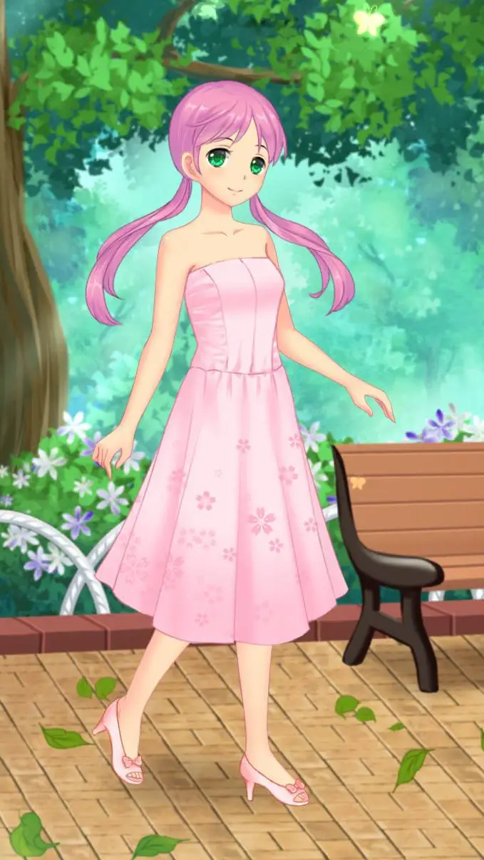 ai character: in Anime world  background