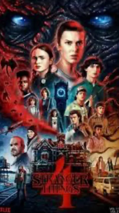 ai character: Stranger things  background