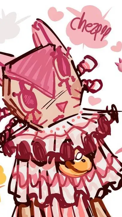 ai character: 📃🐾💗💛~Scraps~💛💗🐾📃 background