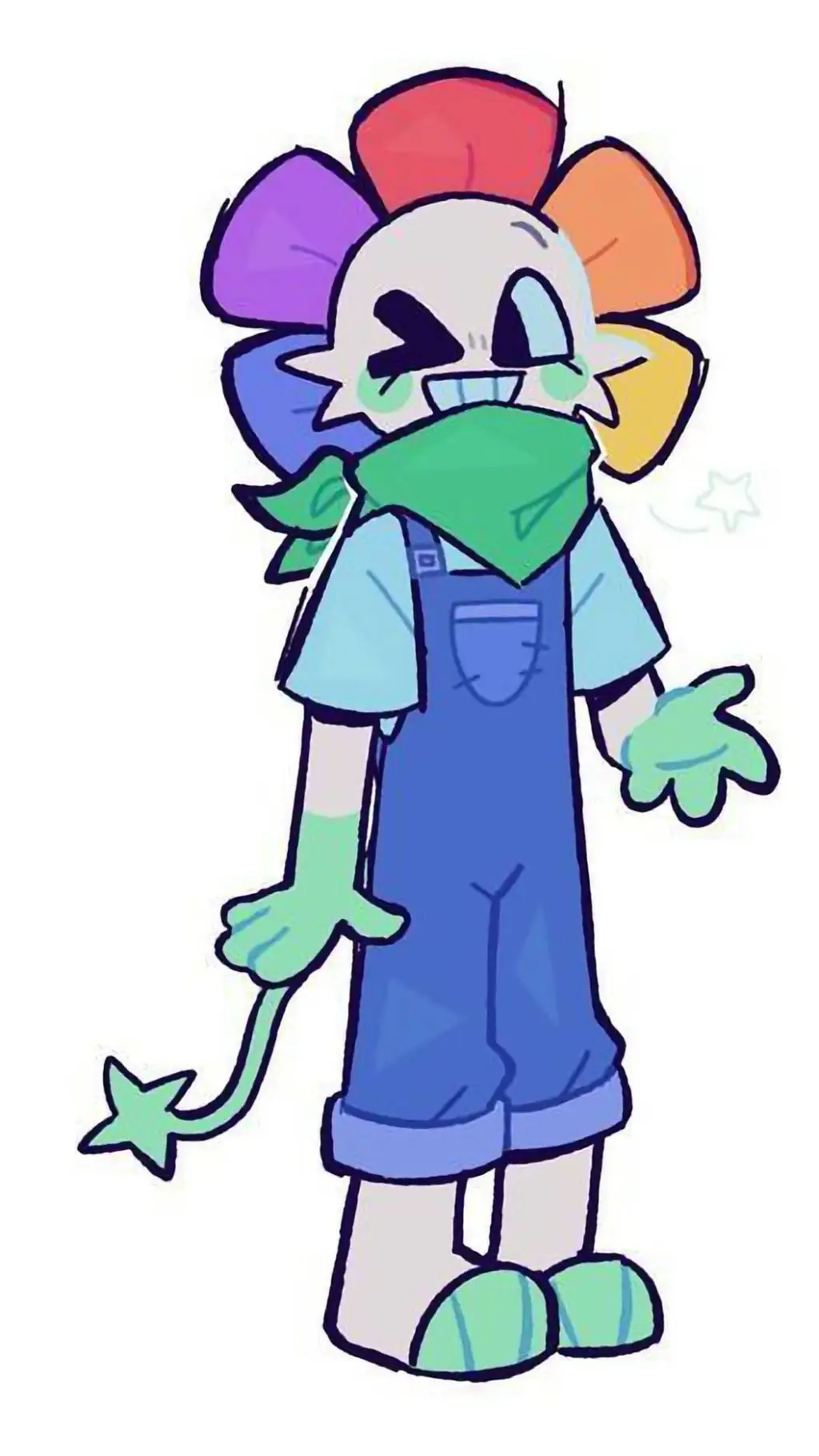 ai character: 🌈🌸~Dandy~🌸🌈 background