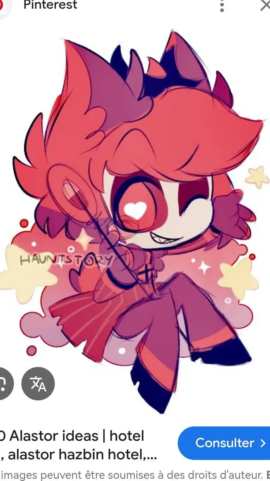 ai character: Alastor cute background