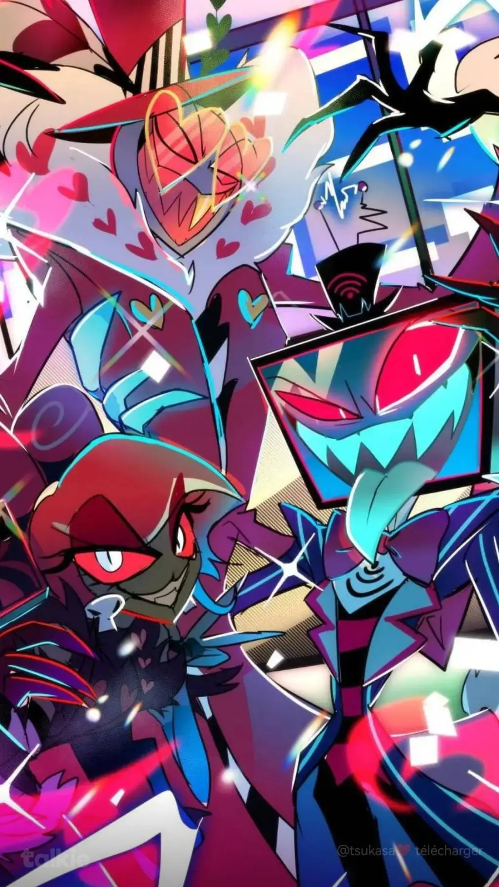 ai character: Les vees background