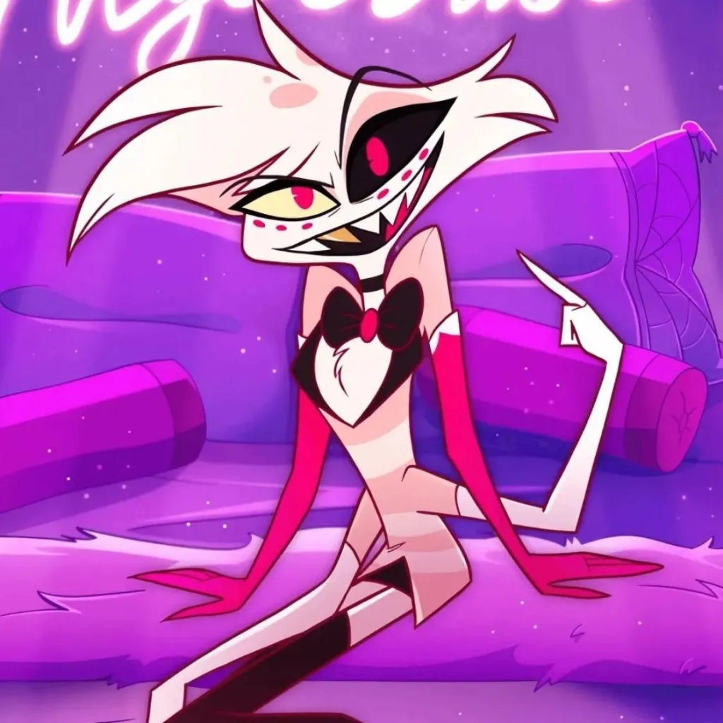 chat with ai character: Angel dust 