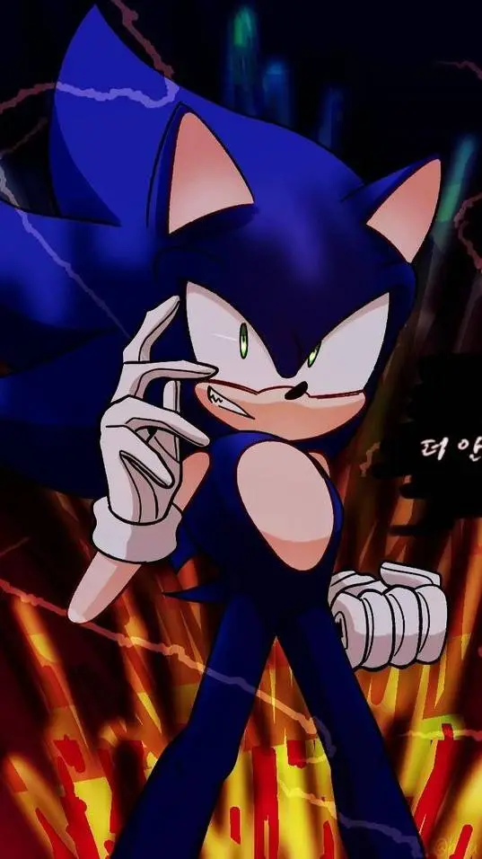 ai character: Dark Sonic  background