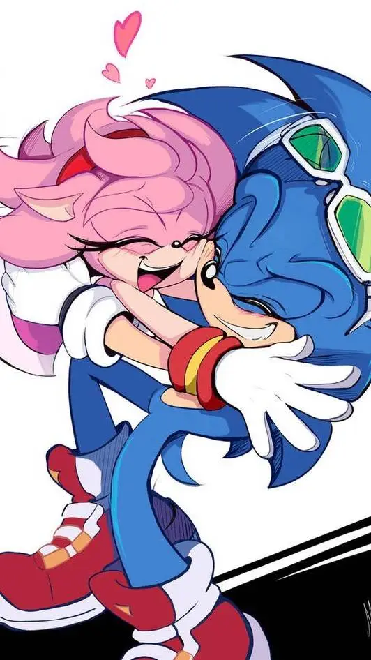 ai character: Sonic and Amy background