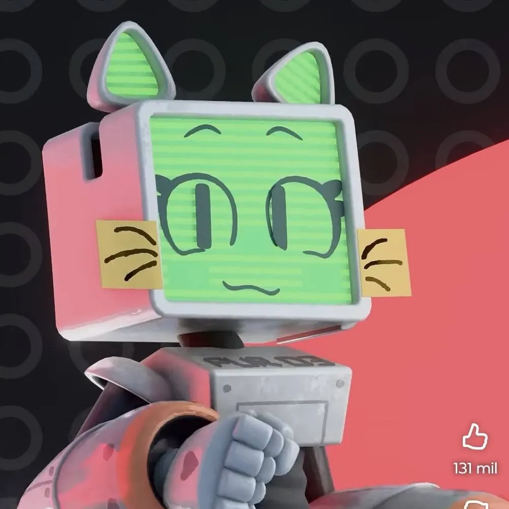 chat with ai character: Furry robo
