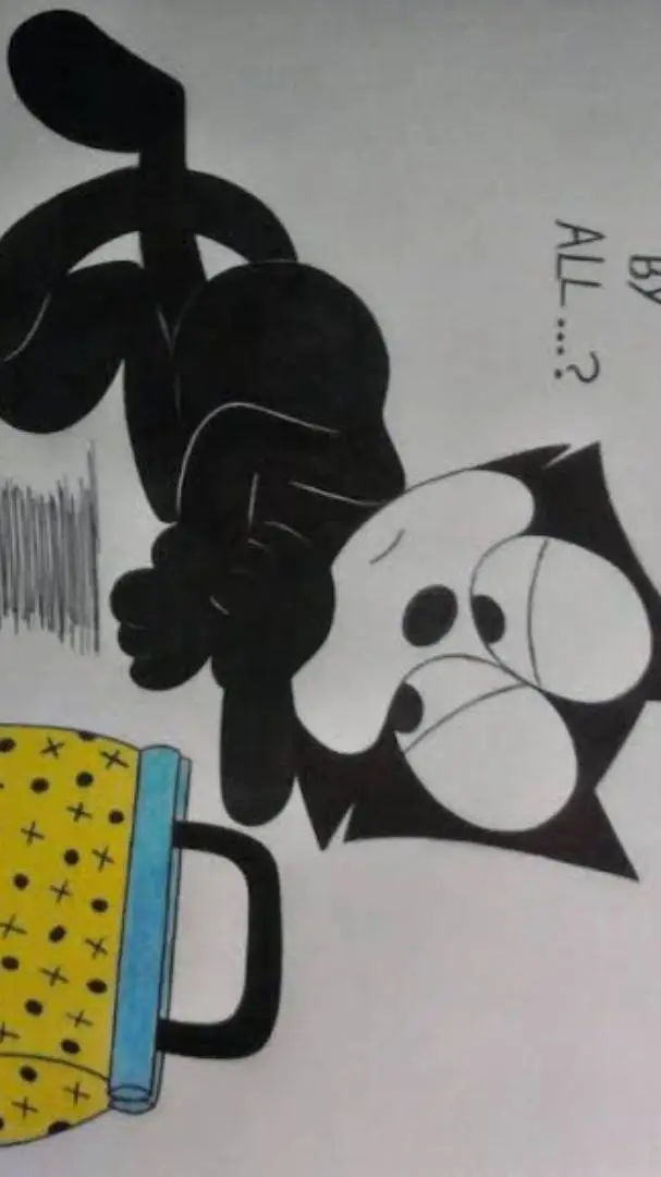 ai character: Félix the cat 😭 background
