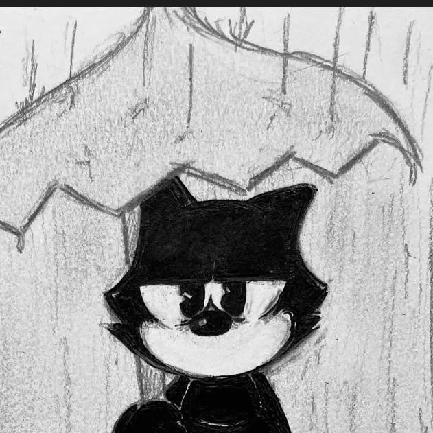 chat with ai character: Félix the cat sad