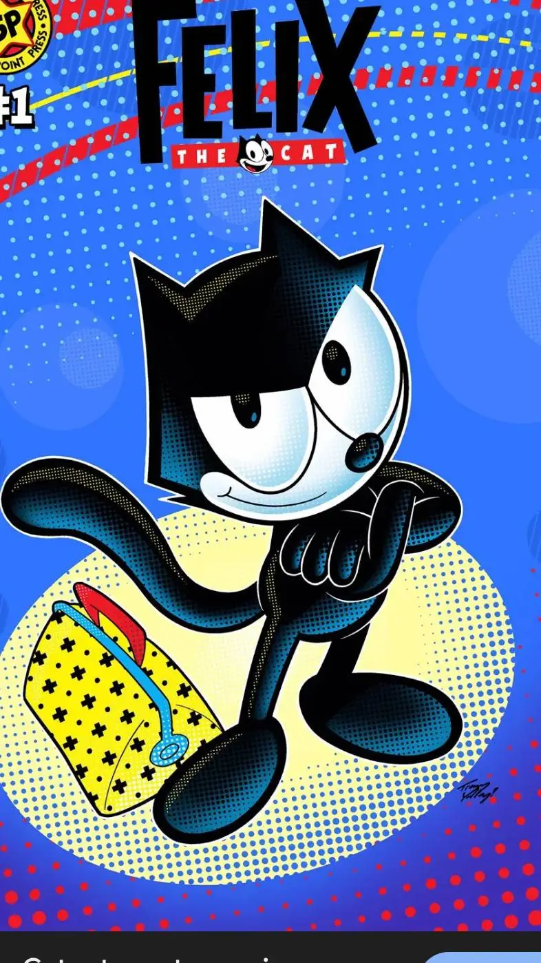 ai character: Félix the cat  background