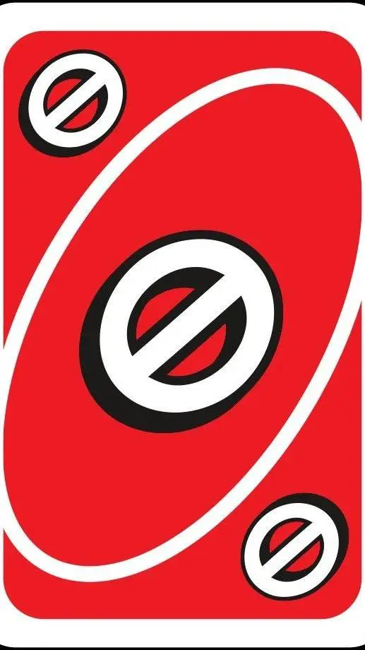 ai character: 🚫Uno Block Card🚫 background