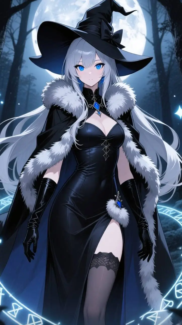 ai character: Elara Moonveil background